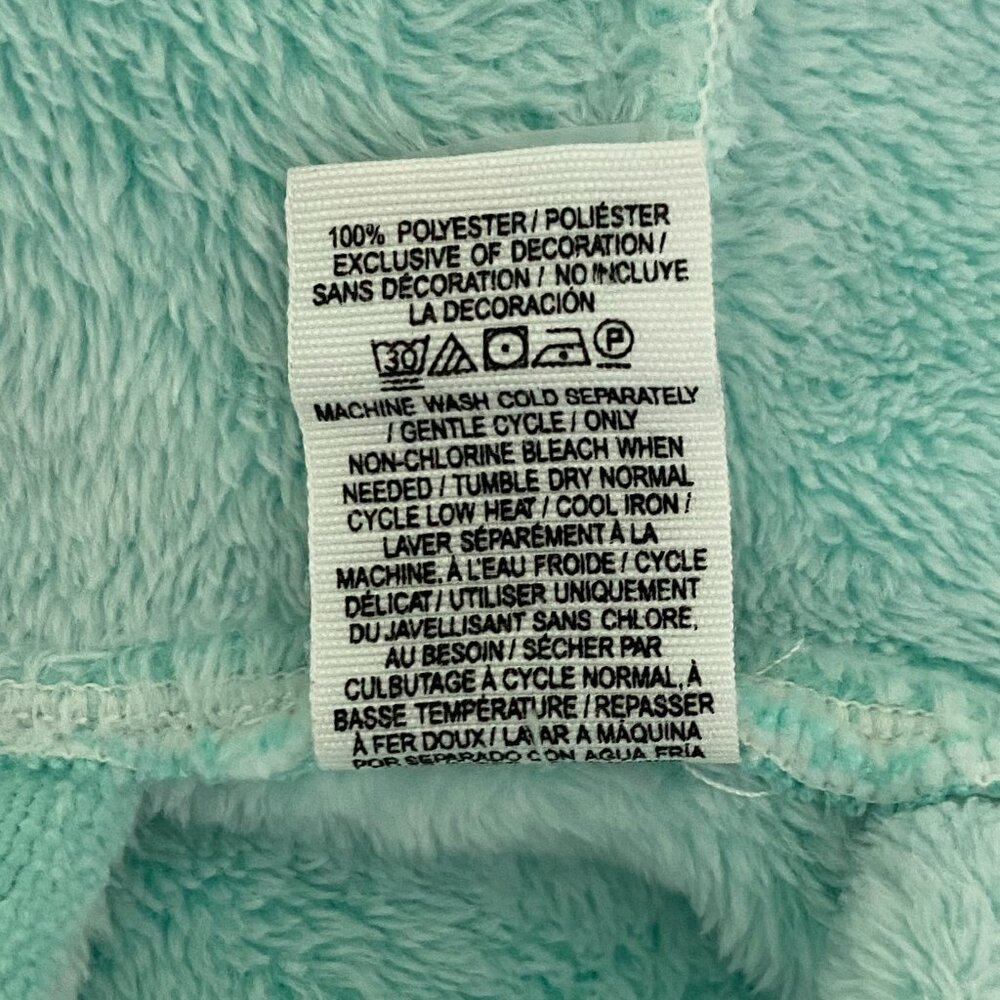 PINK Hooded Mint Green Robe (XS/S) - Picture 5 of 5
